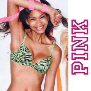 Victoria's Secret PINK | "Wild Green" Push Up Bra | Size 36C